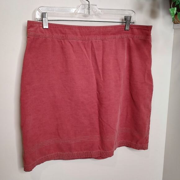 Boden ‘Everyday Cord’ A-Line Corduroy Skirt in ‘Rouge’ Terracota Size 13 Regular - Picture 1 of 9